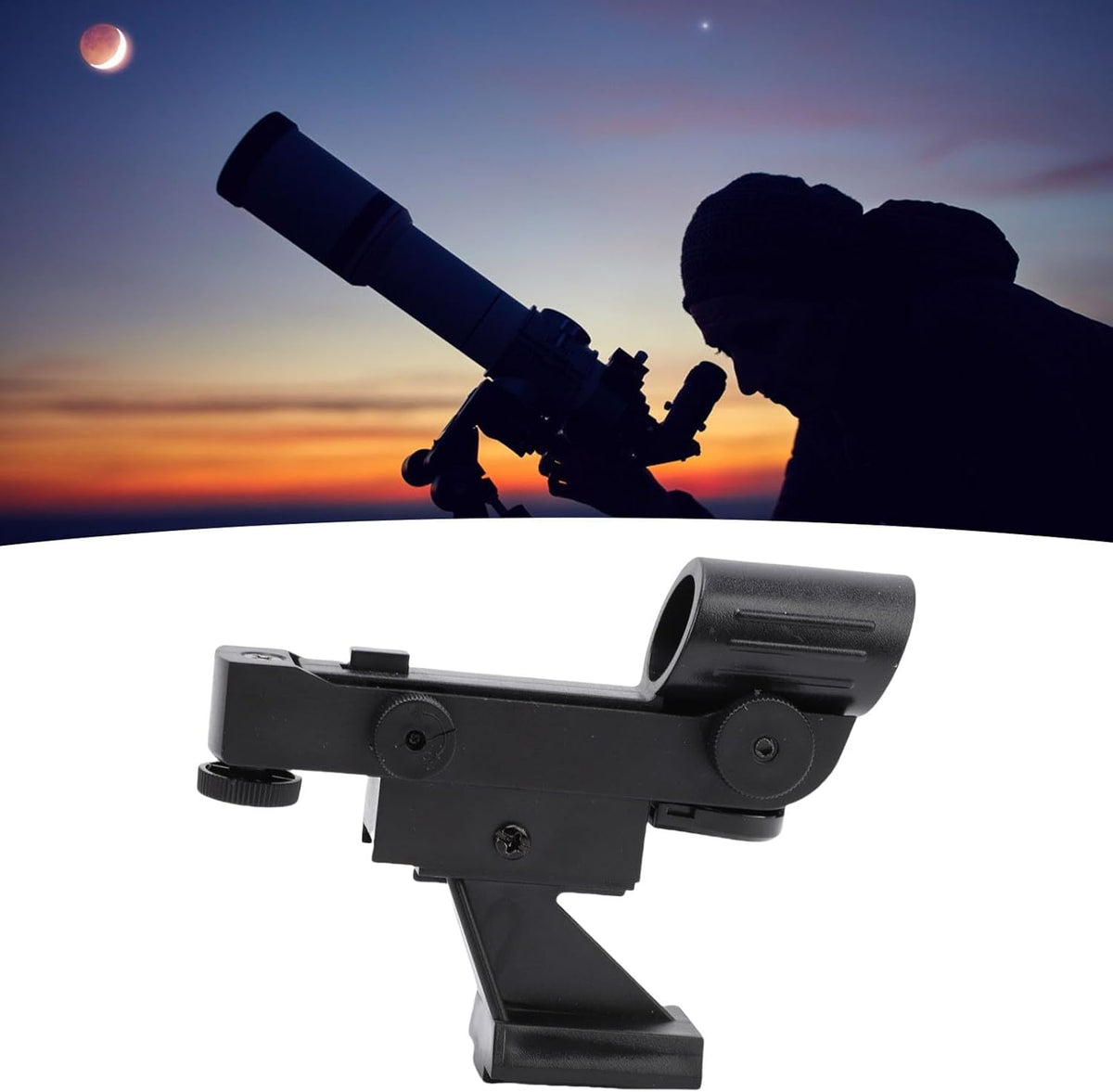 XUMIUZIY 80 90 130EQ Red Dot Finderscope Fit for Astronomical Telescope, LED Dot Finder Scope, Astronomical Telescope