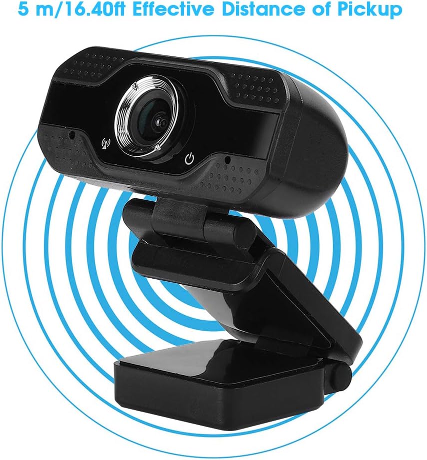 WNSC 1080P 30FPS Computer Camera, Full HD PC Camera Desktop Noise Reduction with Microphone for Laptop