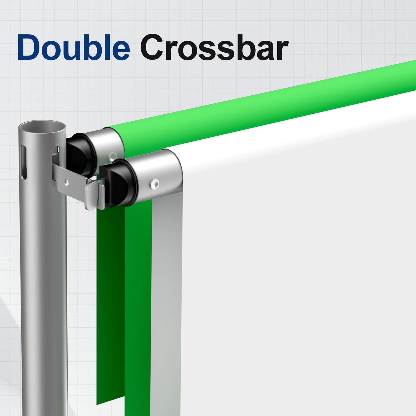EMART 10x10 ft Double Crossbar Heavy Duty Backdrop Stand, Adjustable Pipe and Drape Photo Booth Frame for Wedding, Party, Christmas, Birthday Decorations