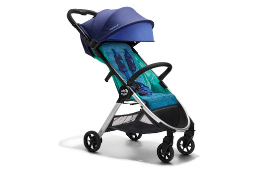 Baby Jogger® City Tour 2 Ultra-Compact Carry-On Approved Travel Stroller in Coastal with Belly-Bar Lightweight Easy Fold Ideal for Traveling and Everyday Adventures