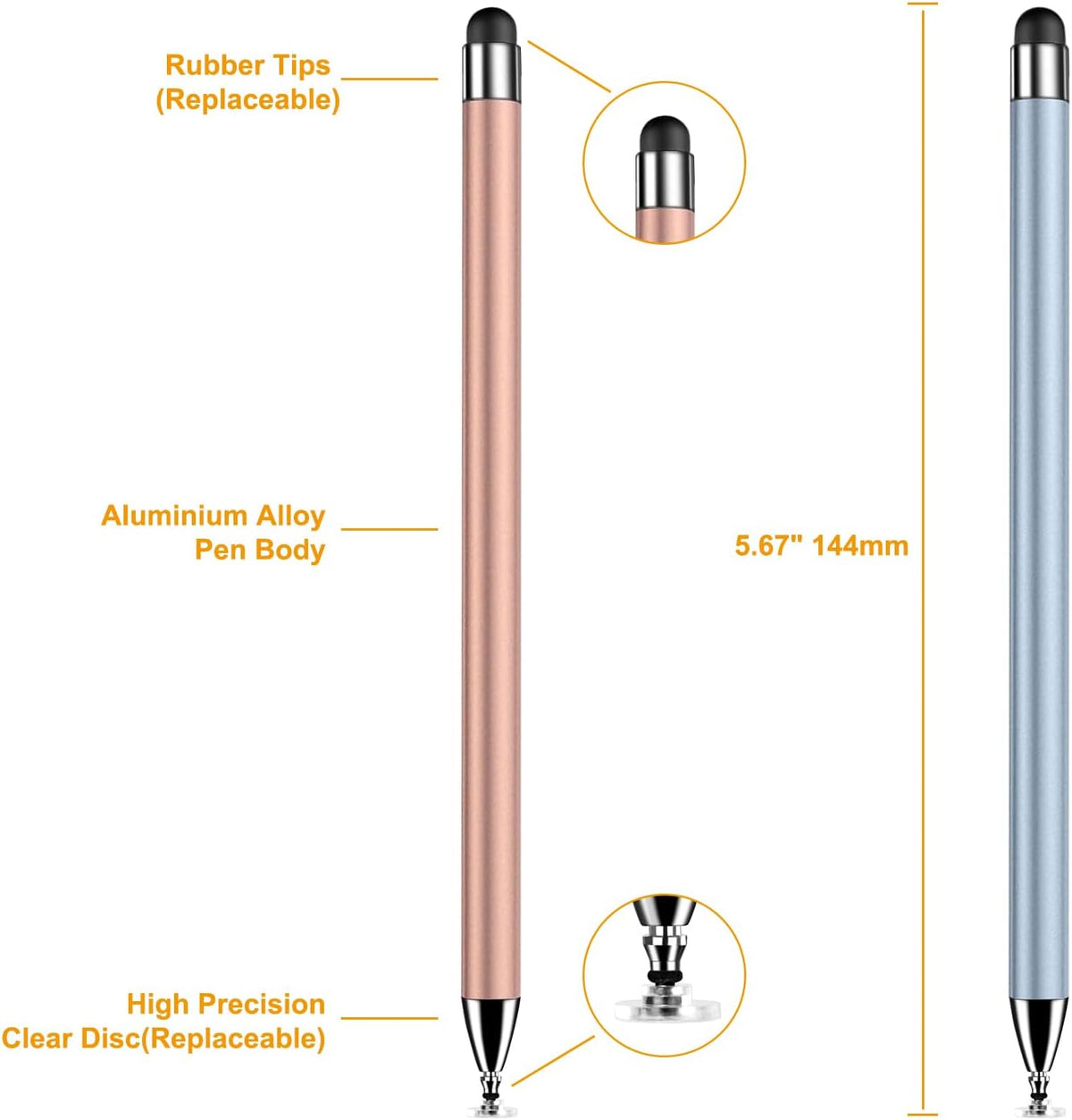 Acempire (7 2-in-1 Stylus Pcs), Stylus Pen for Touch Screen, High Precision and Sensitivity, Suitable