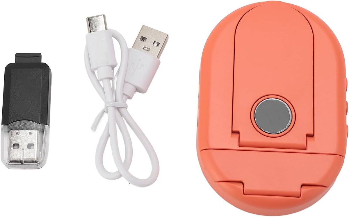 generic Bone Conduction Sleep Speaker White Noise BT Playback Aid Music with Timed Shutdown Desktop Stand (Orange)