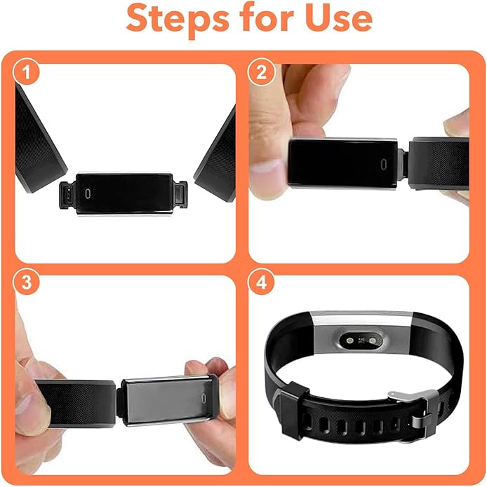 Watch Bands Replacement for ID115plus HR, Very Fit Pro Activity Fitness Tracker Wrist Bands Set, Multicolor Veryfitpro Smart Watch Strap Replacements