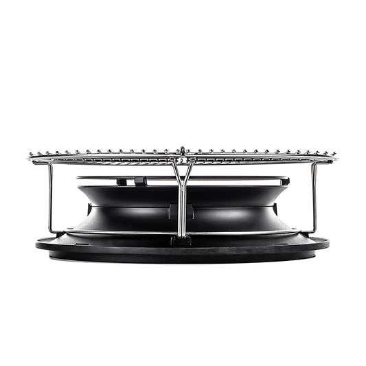 Kamado Joe SlōRoller Hyperbolic Smoke Chamber Accessory Insert with Stainless Steel Rack for Big Joe 24-inch Charcoal Grill and Smokers in Black, Model BJ-HYPER