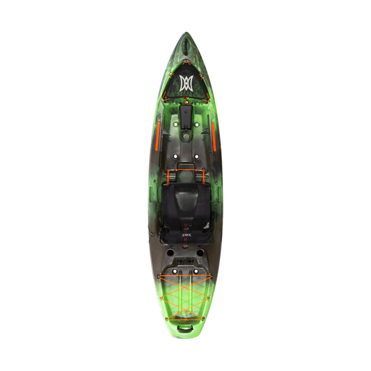 Perception Kayaks Pescador Pro 10 | Sit on Top Fishing Kayak with Adjustable Lawn Chair Seat | Large Front and Rear Storage | 10' 6" | Moss Camo