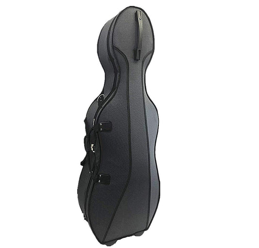 New 4/4 Gray Color Cello Foamed Case with Two Wheels/Extra one Rosin…
