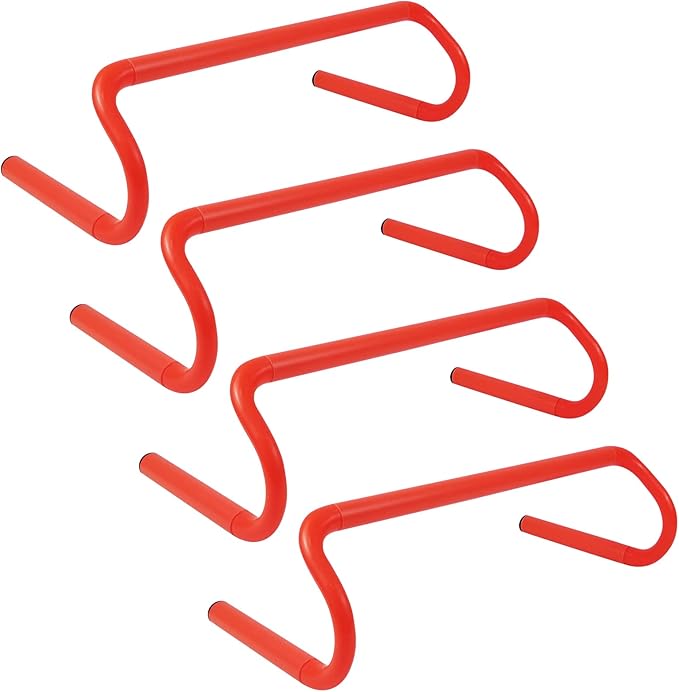 4 Pack Agility Speed Training Hurdles- 6" Detachable Agility Training Hurdles- Sports Practice Equipment for Athletes, Soccer, Basketball