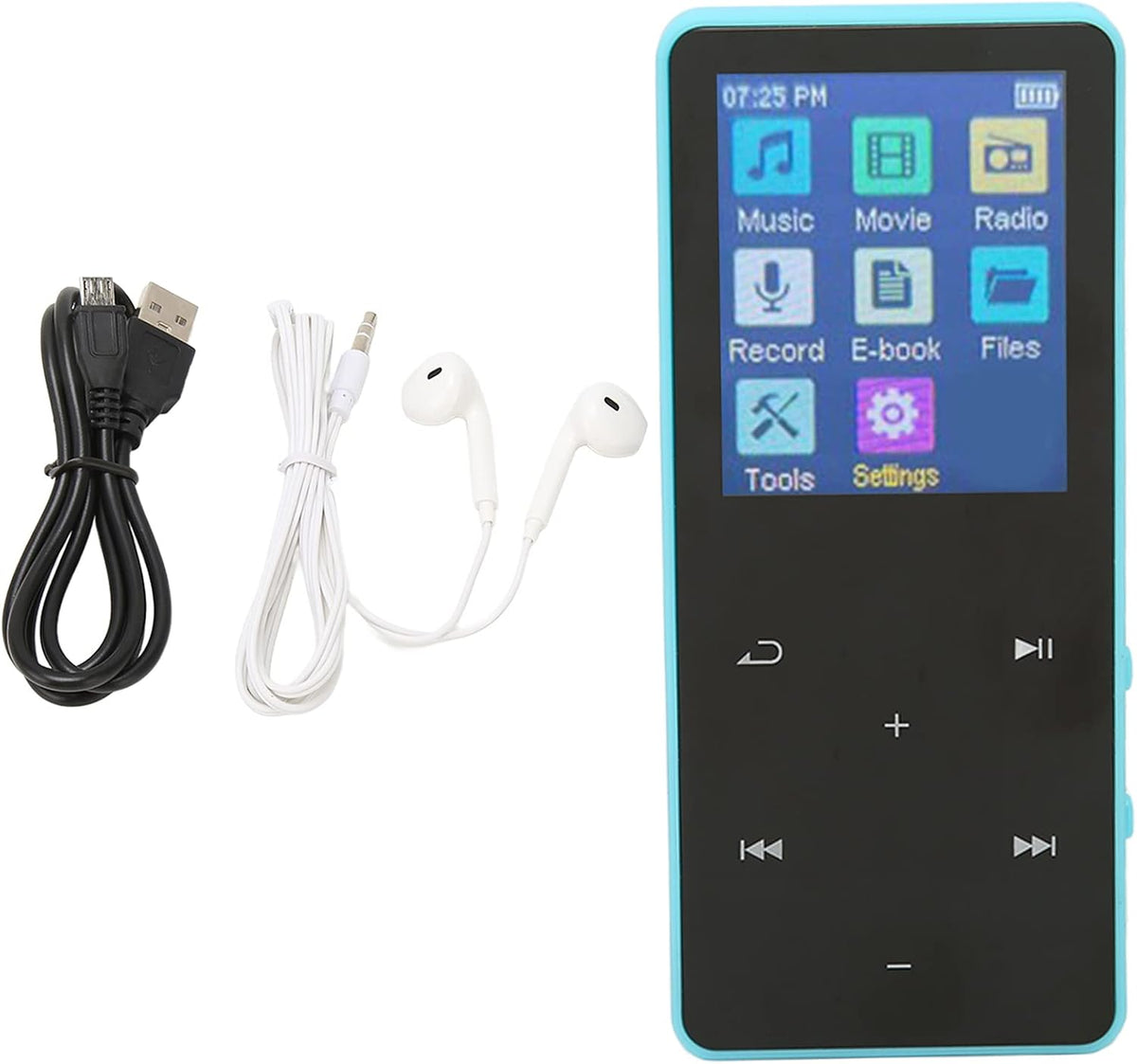 Jectse MP3 MP3 MP4 1.8 inch, MP3 Player with Bluetooth, Player Portable Music Player with HiFi Lossless Sound Music