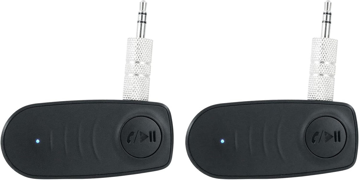 Rockville (2), 5.0, 35ft BT-Link Bluetooth Adapters Aux to Bluetooth Wireless Sync, DSP Audio, Range, Perfect for Home