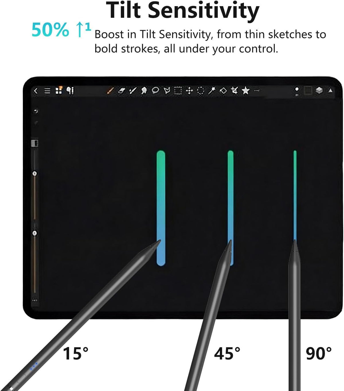 Xpencifan 1st 2nd 11/12.9/13, iPad Pencil Generation for iPad, Stylus Pen for Pencil Generation with Magnetic Charging