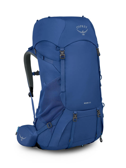 Osprey Rook 65L Men's Backpacking Backpack, Astology Blue/Blue Flame