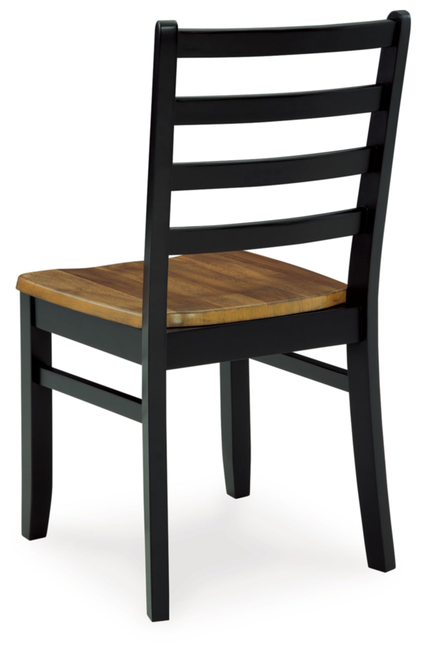 Signature Design by Ashley Blondon Rectangular Dining Room Table Set with 6 Chairs, Chevron Pattern, Tapered Legs, Seats 6, Wood, 60" Long, Brown & Black