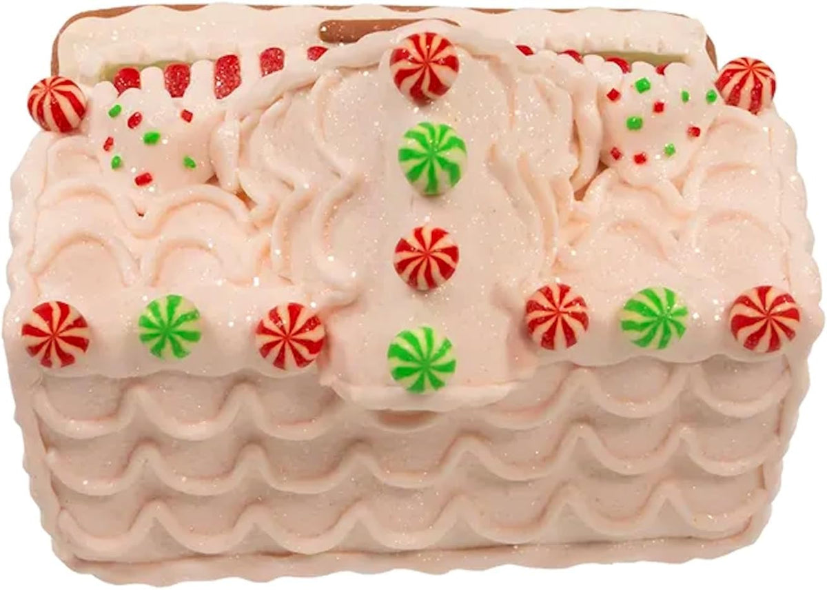 The Bridge Collection Light Up Gingerbread House - Festive Christmas Decor - 9-Inch Holiday Village