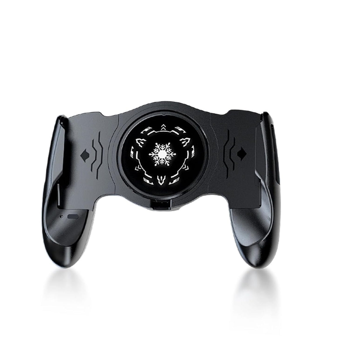 ciciglow Phone Game Grip, Semiconductor, Adjustable Mobile Controller Handle Holder with Colorful Light Effect, Fan