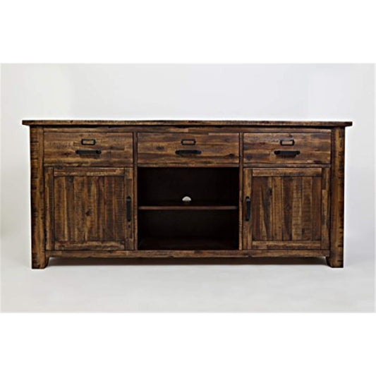 Jofran: , Cannon Valley, 70" Media Unit, 70"W X 19"D X 32"H, Cannon Valley Finish, (Set of 1)