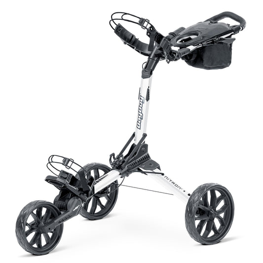 Bag Boy Nitron Golf Push Cart, White/Black