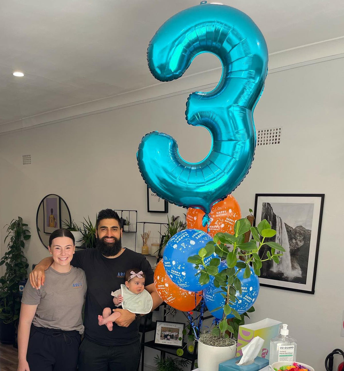 Number 5 Balloon by [Brand Name] - 40 Inch Light Blue Foil Balloon for 5th Birthday Party Decorations