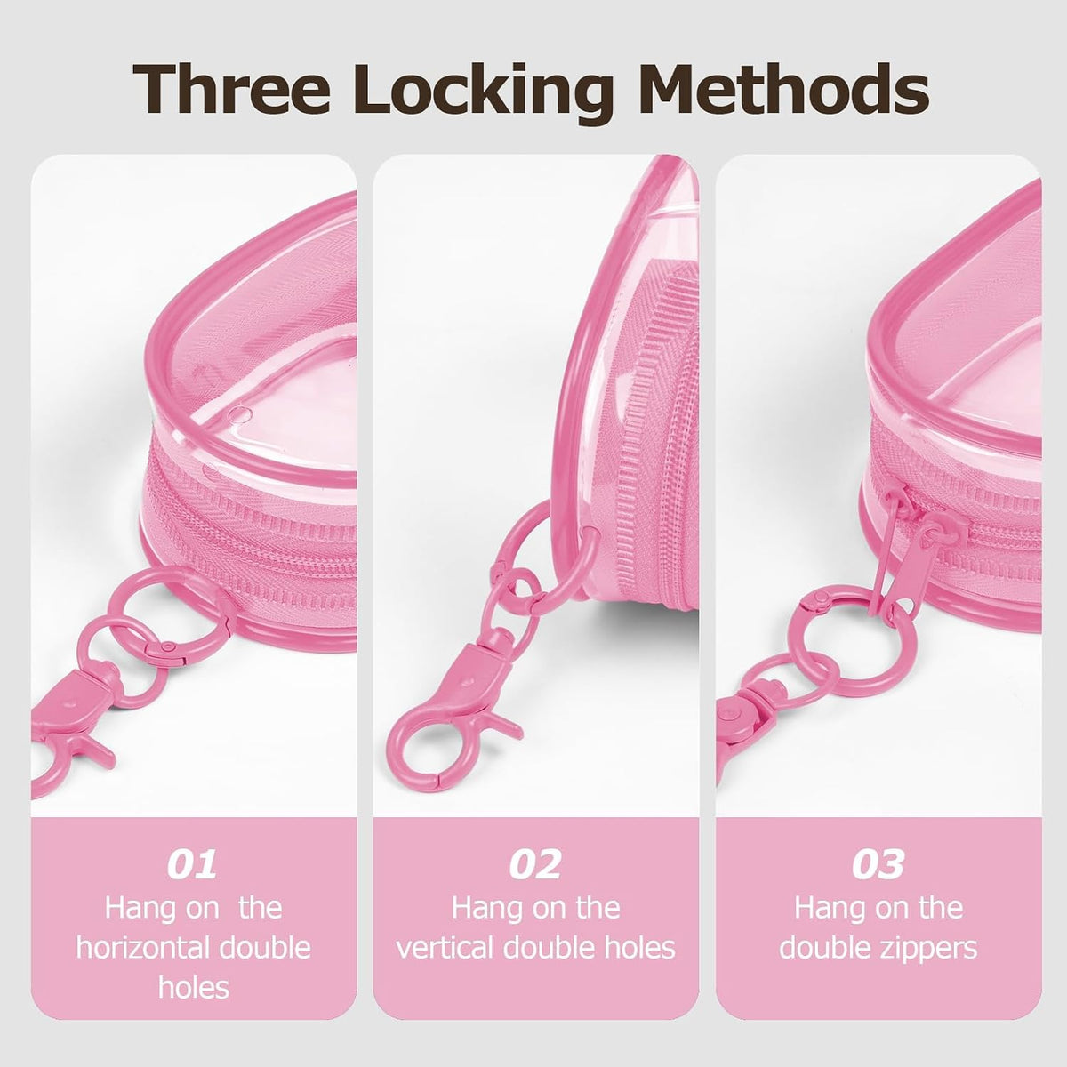 1|2|4 Pack 1Pack) Linsaner Storage Bag for Organizing Data Cables, Earphone, Chargers, Keys, Change, Blind Box Doll