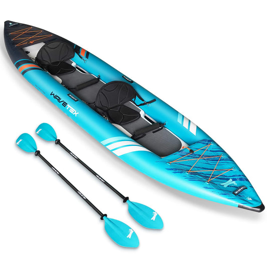 ANNTU Inflatable Kayak 2 Person, Lightweight and Durable Tandem Kayak, Blow Up Kayaks for Adults - Unleash the Joy of Tandem Paddling on Rivers, Lakes and Coastal Waters