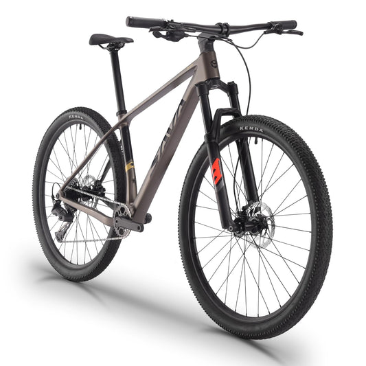 SAVADECK Carbon Fiber MTB with U6000 10 Speed Shift Groupset, Hydraulic Disc Brake with MT200 Break System (Rock Grey, 29 * 17)