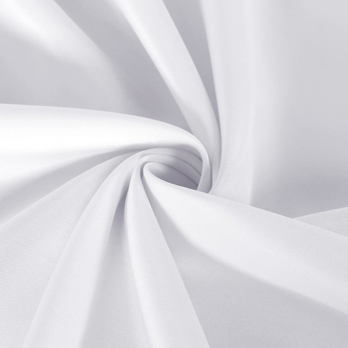 sancua 2 Pack Round Tablecloth 70 Inch White, Stain and Wrinkle Resistant Table Cloth - Washable Polyester Table Cover for Dining Tables, Buffet Parties and Camping