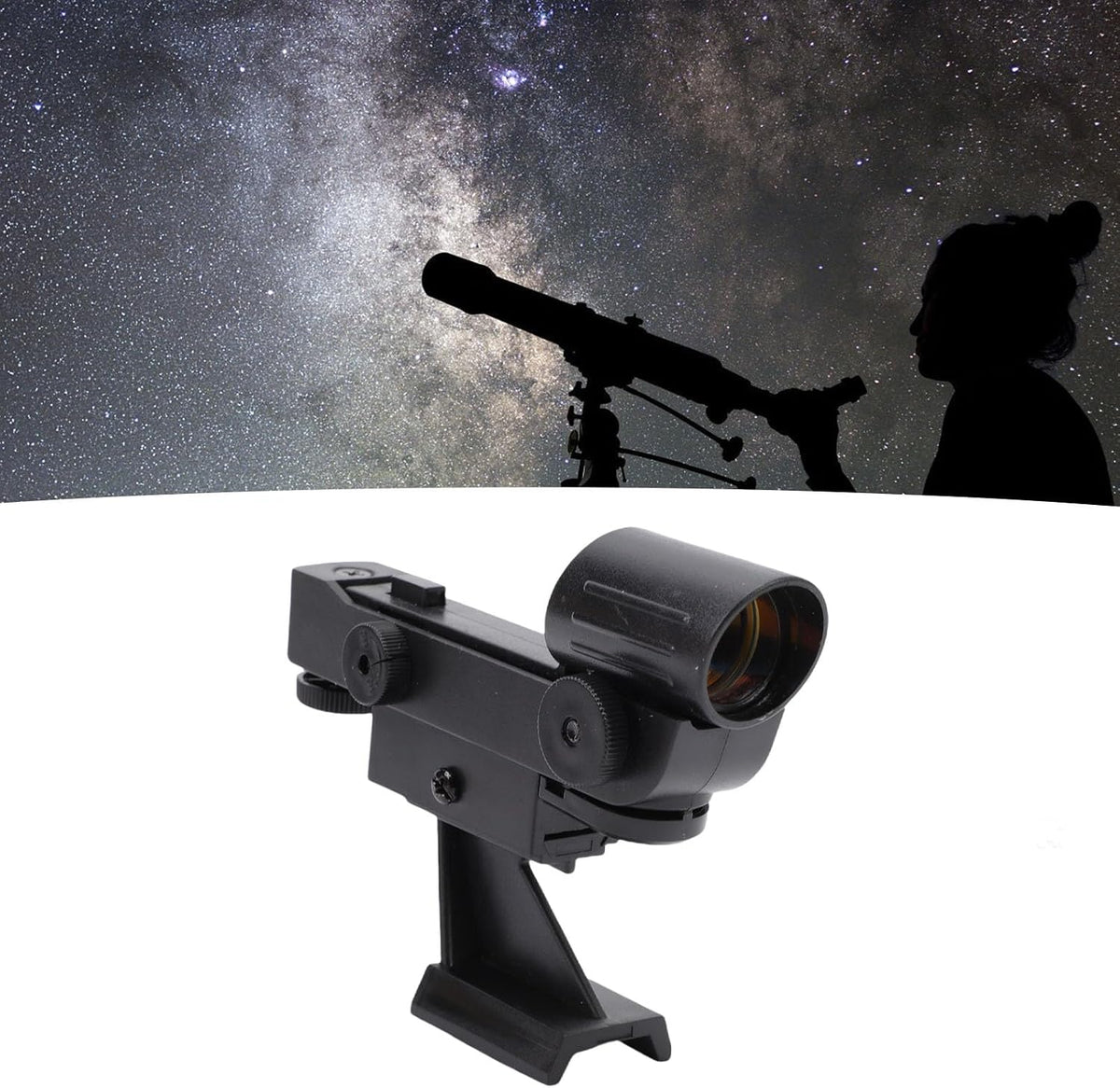 Xixian 80 90 130EQ LED Dot Viewfinder Scope Adjustment Quick Alignment for Astronomical Telescope Brightness Fit Urban