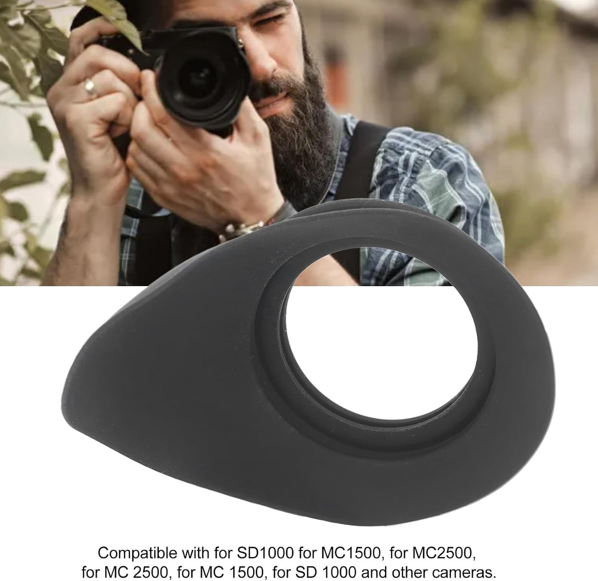 XZXCVN SD1000 MC1500 MC2500 Camera Viewfinder Eyecup Rubber Eye Cup Replacement for - Durable Material, Easy