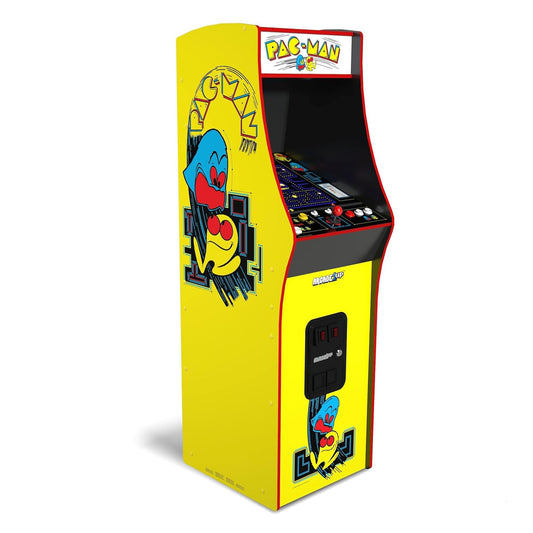 Arcade1Up PAC-Man Deluxe Arcade Machine for Home - 5 Feet Tall - 14 Classic Games