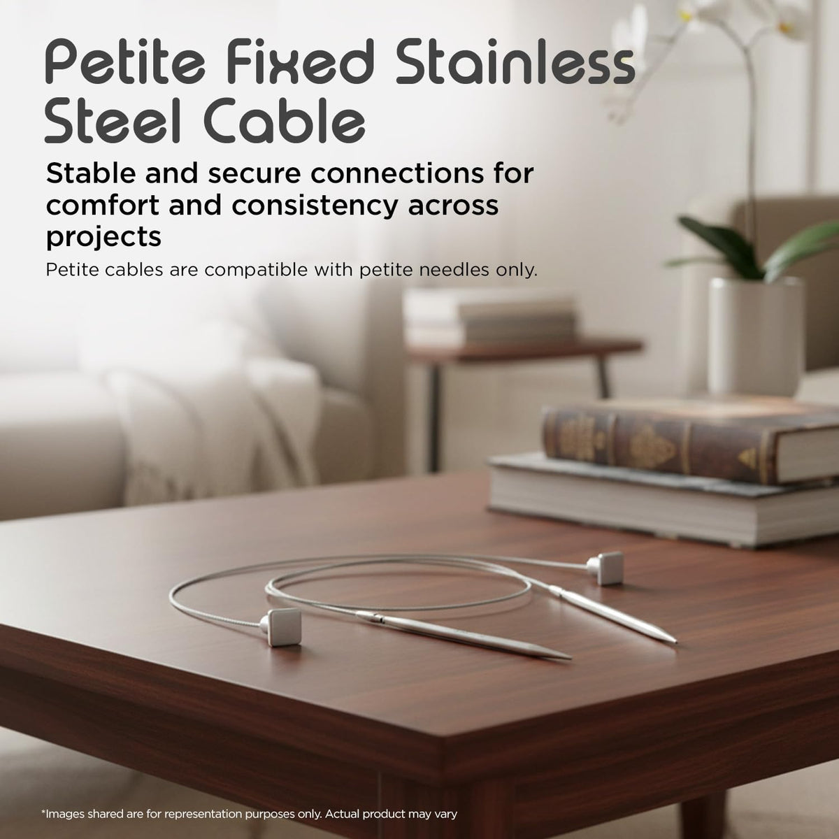 KnitPro Stelo Petite Midi Interchangeable Needle Set 4" (10cm) & 5" (12.5cm) | 4 US Sizes (0 to 2)