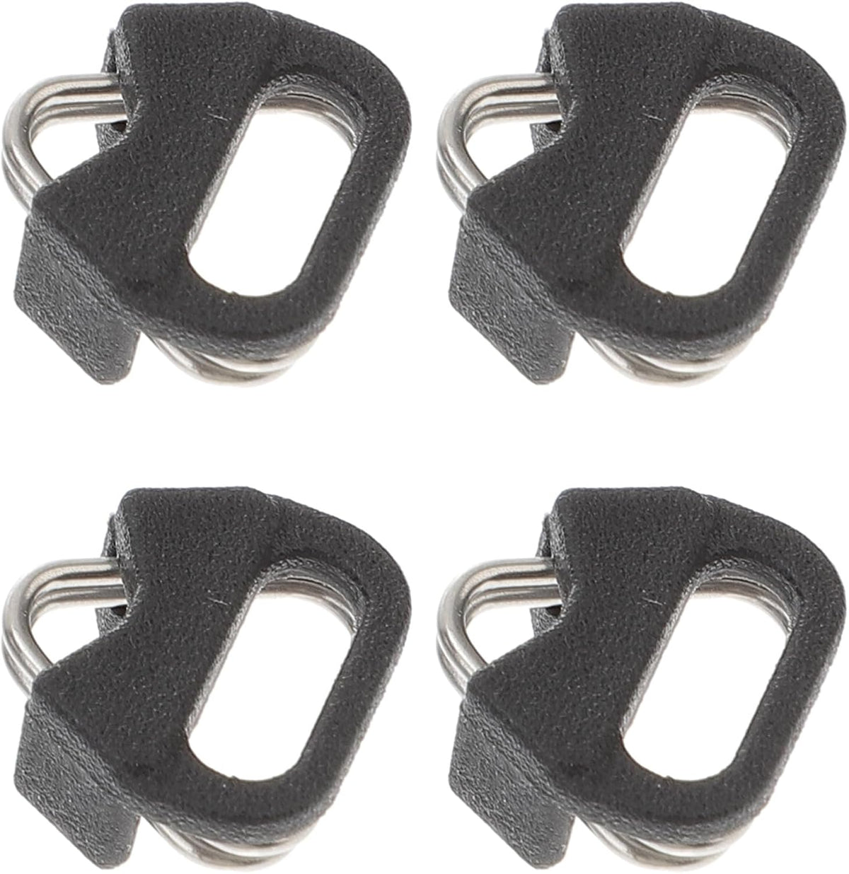 4 Sets Metal Triangle Split Ring Hooks for Camera Straps with Brackets, Heavy-Duty Triangle Ring Hooks for Mirrorless