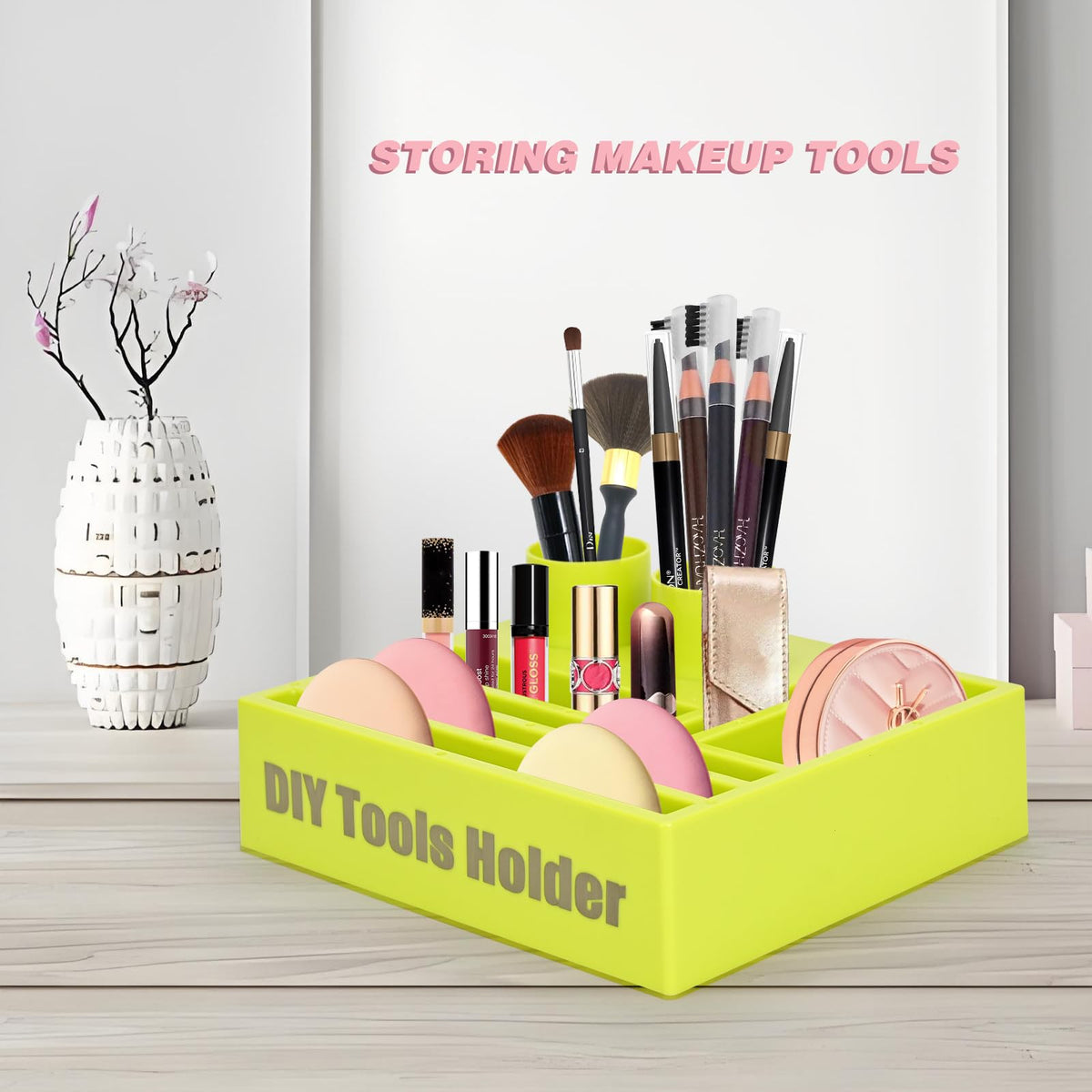 EHDIS Multipurpose Caddy Organizer 2PCS Desk Organizers DIY Tool Holder for Vinyl Wrap Kit, Home Office Supplies, Art Supplies, Make-up & Kitchen Use
