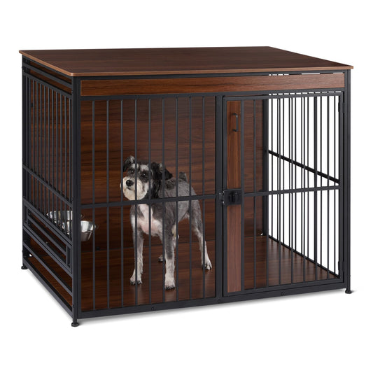 Amazon Basics Furniture Style Dog Crate, 48 Inches