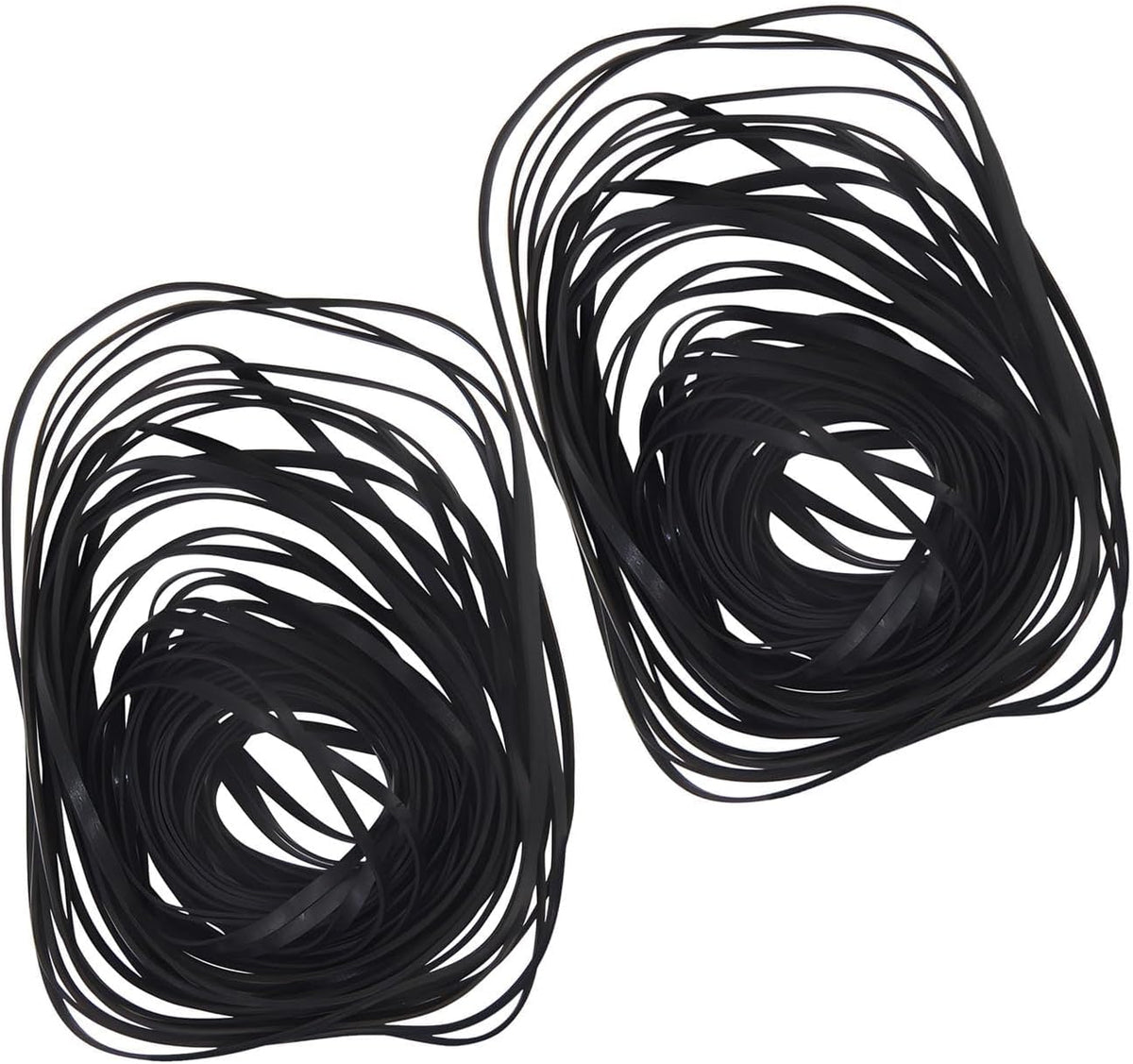 MEFONKOU 40-135mm Cassette 2mm 100 Recorder Rubber Belts Mix Flat Belt for Repair Maintenance Tape Machine DVD CD LD