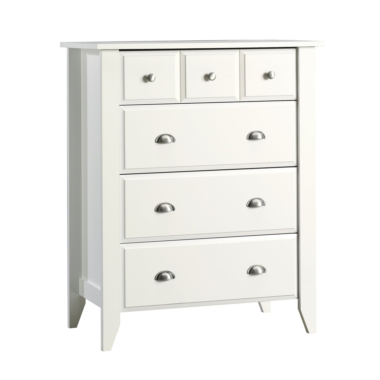 Sauder Shoal Creek Bedroom 4-Drawer Chest, in Soft White finish