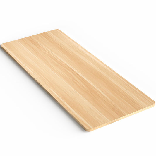 VIVO Light Wood Universal 71 x 30 inch Solid One-Piece Table Top for Standard and Sit to Stand Height Adjustable Home and Office Desk Frames, DESK-TOP71C