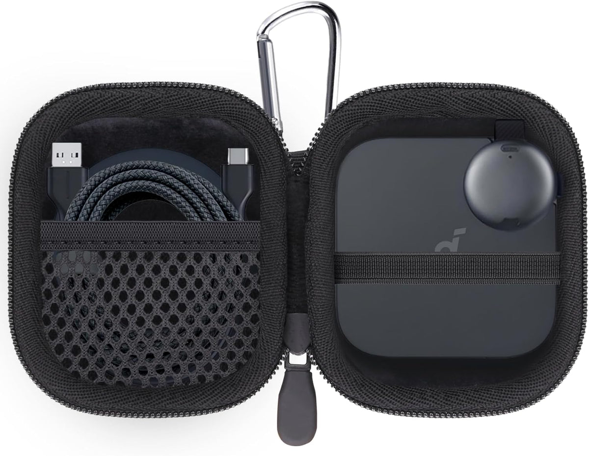 Baval for Anker Soundcore Work Portable AI Voice Recorder Hard Travel Case(Black Case)