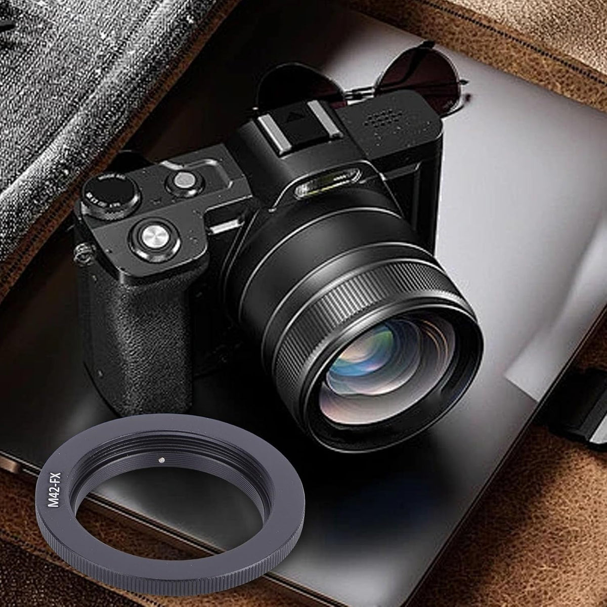 M42 XUMIUZIY Slim Lens Adapter Ring for Lens to Fit for FX Mount Mirrorless Camera, Aluminium Alloy Lens Adapter Ring
