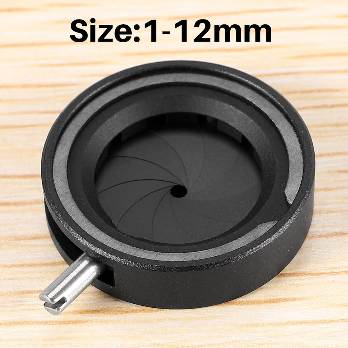 Srutueo SK12, 500042571A4 Manual Aperture Adjustable Mechanical Iris Diaphragm Iris Diaphragm for Digital Camera