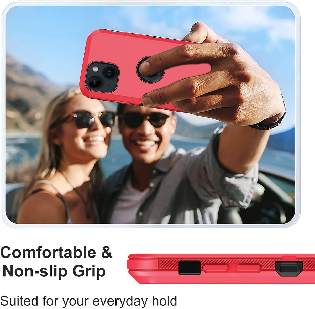 Aimoll-88 15 3 15 for iPhone Case, with Built in Screen Protector Heavy Duty Drop Protection,Full Body Layer Rugged