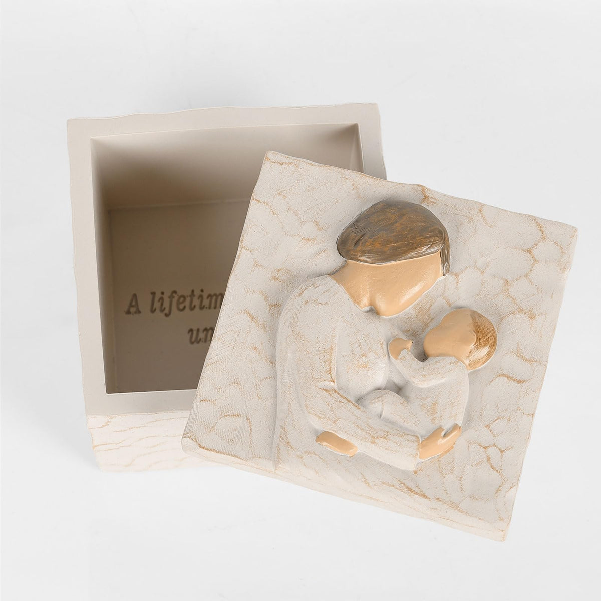 QIANLING New Grandma Gifts Keepsake Box - First Time Grandma Gifts, Mother’s Day Gift for Grandma, Birthday Gifts for Grandmother, Jewelry & Small Treasures Decorative Keepsake Box