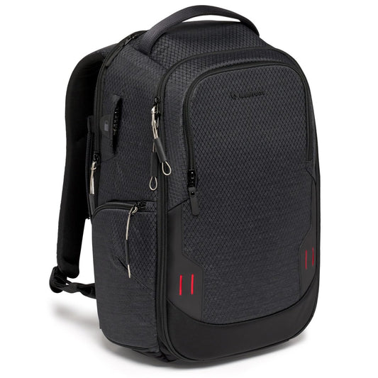 Manfrotto PRO Light Frontloader M, Professional Camera Backpack, Side and Front Access, Tripod Mount, Padded Backpack with Interchangeable Dividers, Black