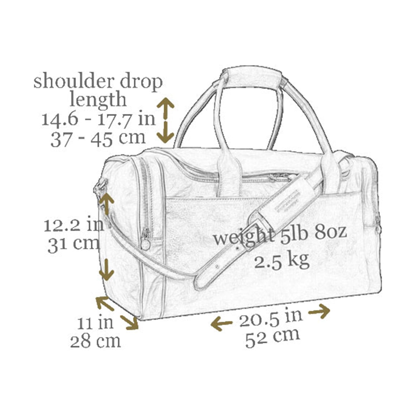 Time Resistance Leather Duffel Bag - Large Weekend Gym Travel Bag (Black)