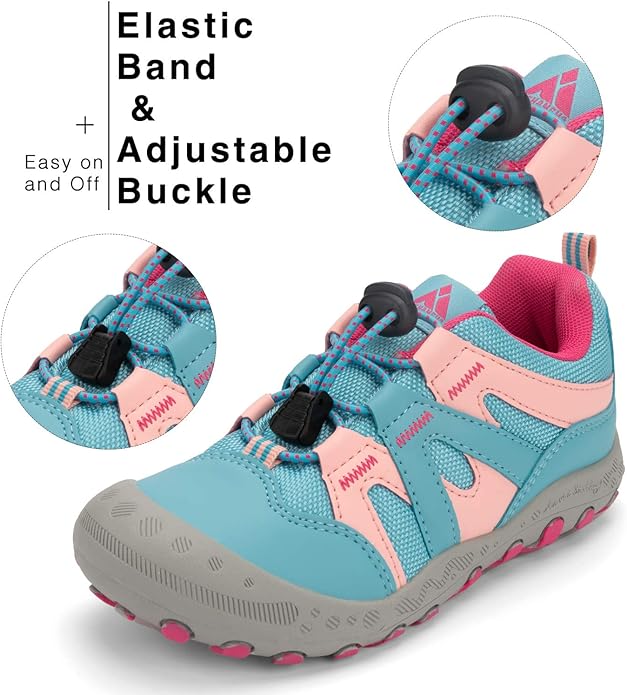 Mishansha Kids Hiking Boots Toddler Girls Boys Hiking Shoes Water-Resistant Anti-Collision Non-Slip Athletic Outdoor Trekking Boots