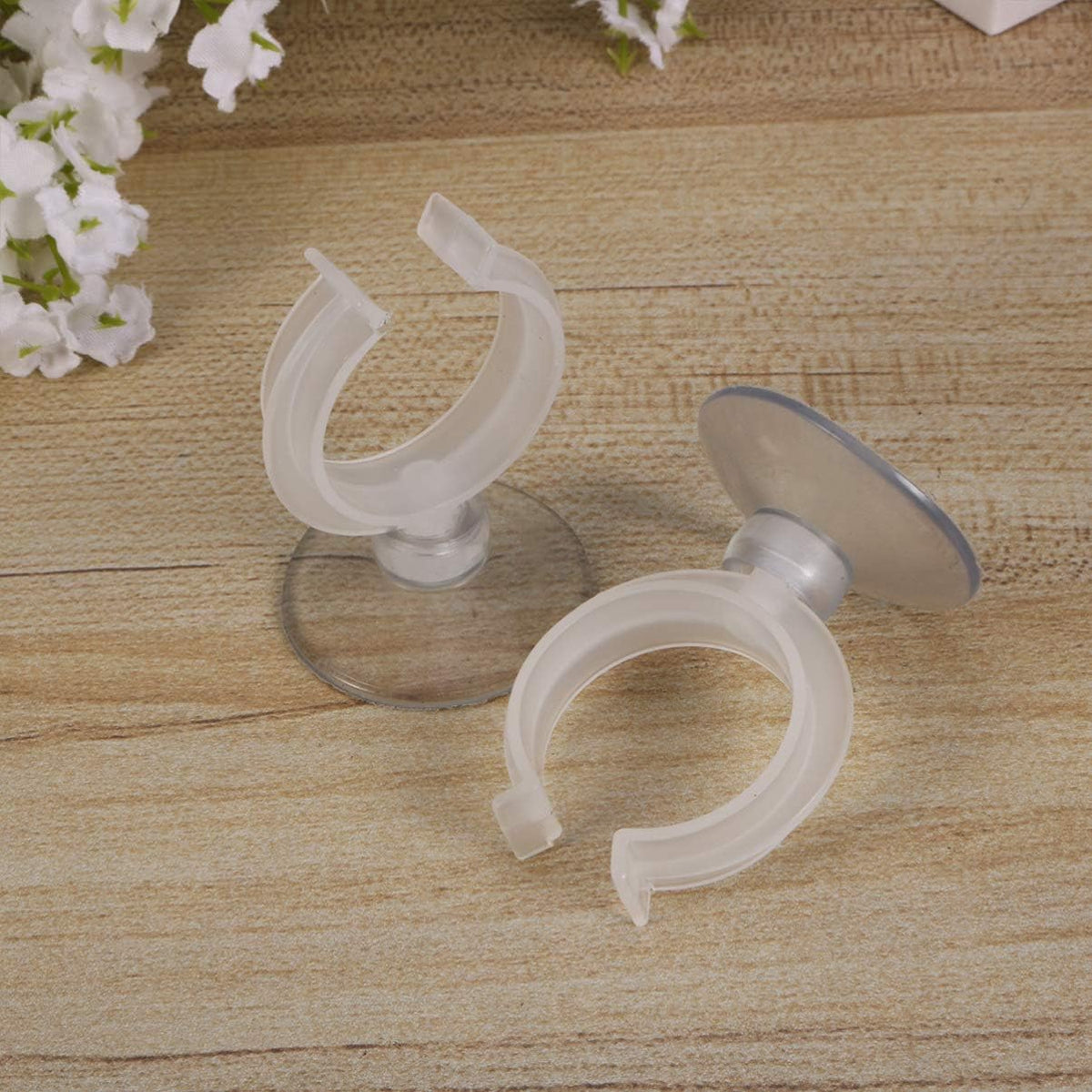 Skiennix Candle Holder Clamps - 6 Pack Suction Cups for Home Decor | Ideal for Christmas & Valentine's Day, 32mm
