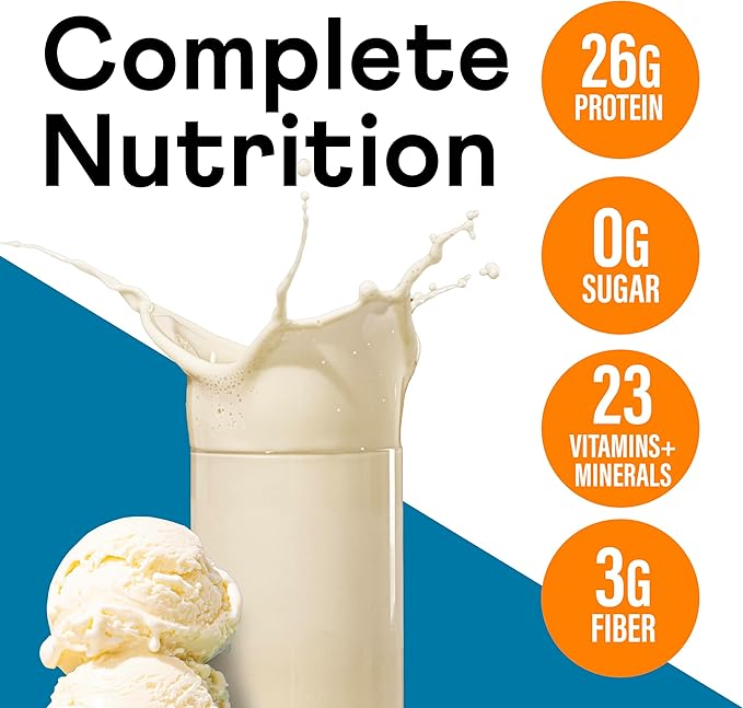 OWYN Only What You Need Protein Shake, High Protein Complete Nutrition Drink, Vanilla, 12 Fl Oz (12 Pack)