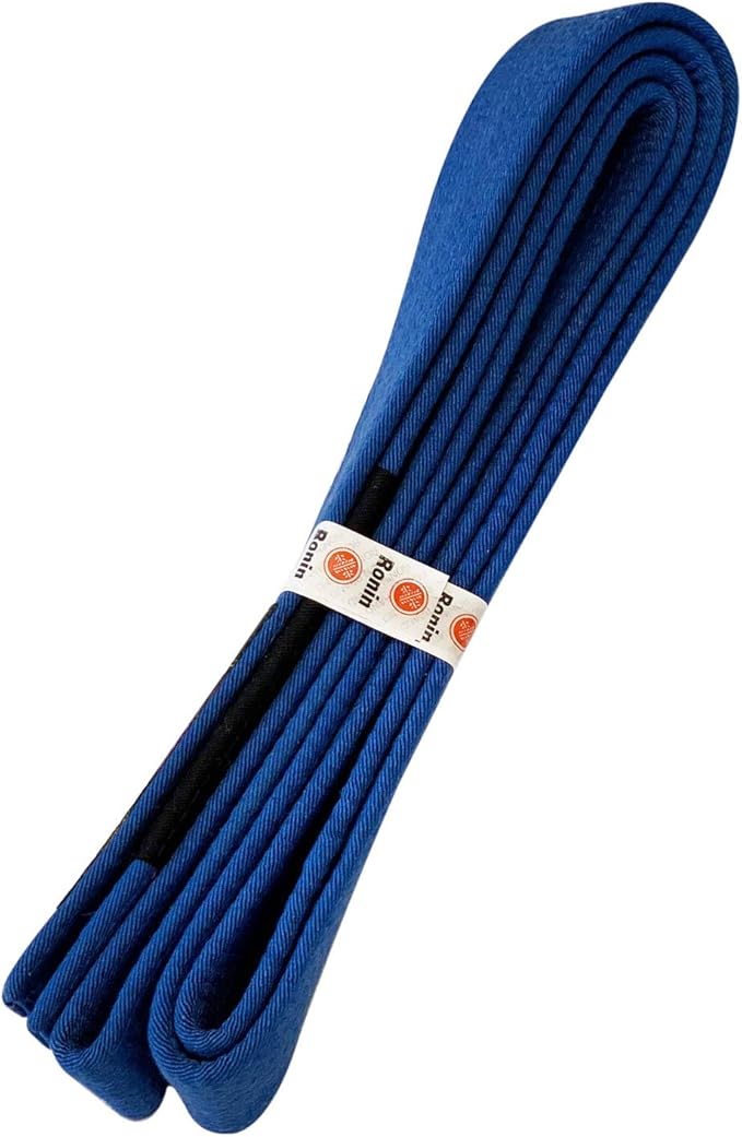 Ronin Brand - Japan Made Deluxe Jiujitsu BJJ Gi Belt - 1.75” wide-12 Row Stitching