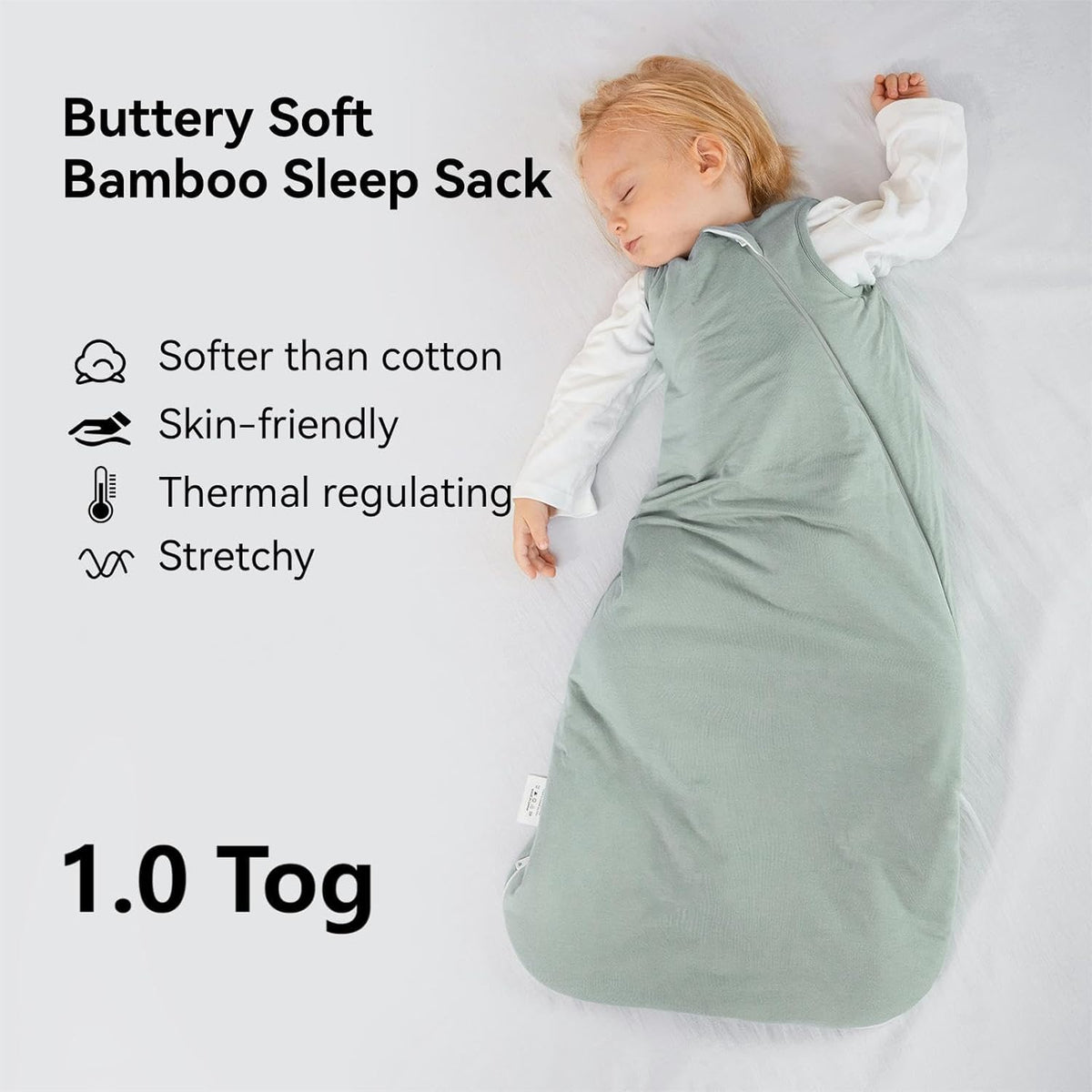 Okayinn BubblePanda Sleep Sack & Baby Onesie Set | Ideal for 6-12 Months Infants
