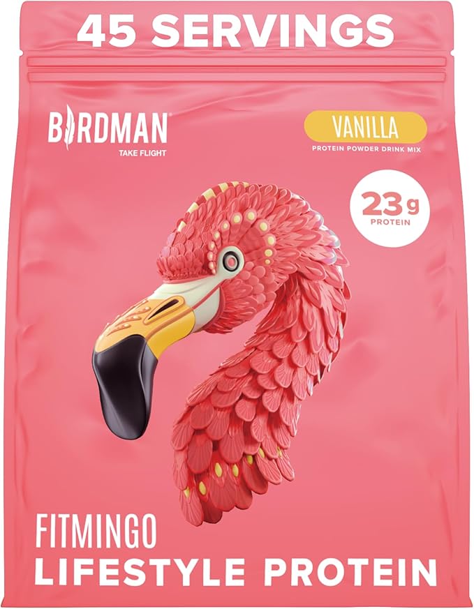 Fitmingo Vegan Protein Powder with Inositol, Collagen Boosters, Hyaluronic Acid and Vitamins | Low Carb, Dairy Free, Low Calorie | 23g Plant Based Blueberry Protein Powder with Myo-Inositol