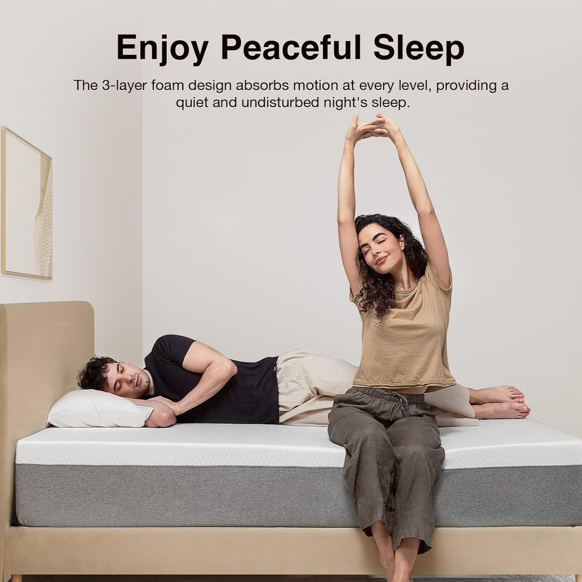 Novilla 10 Inch Gel Queen Memory Foam Mattress - Cool Sleep & Pressure Relief | CertiPUR US Certified