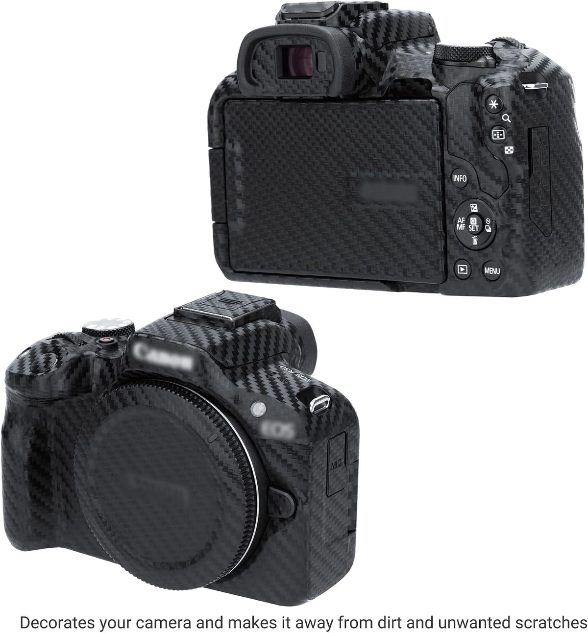 R50 R50 Kiorafoto EOS SkinAnti-Scratch Anti-Wear Camera Cover Protector Sticker for Canon EOS Mirrorless Camera Body